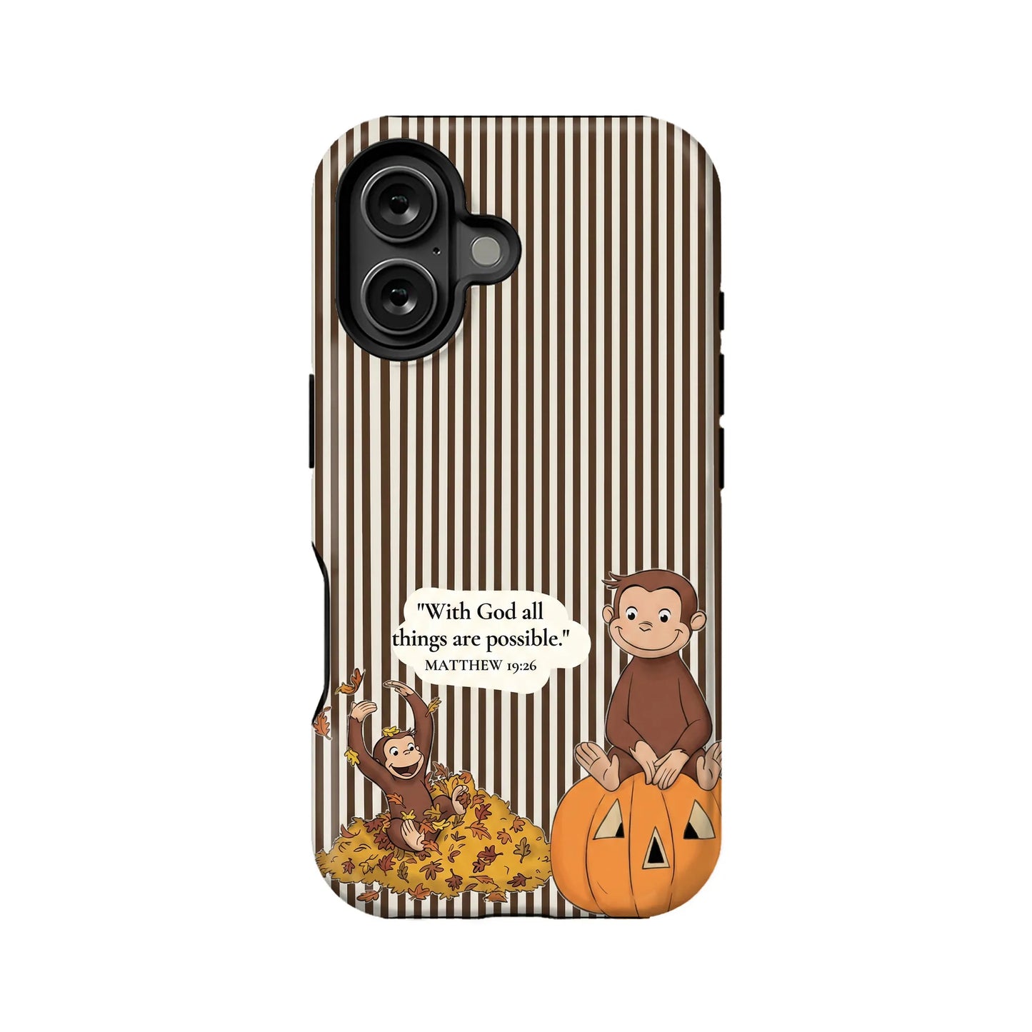 Curious Monkey Fall Phone Case