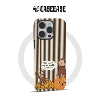 Curious Monkey Fall Phone Case