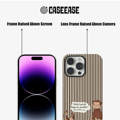 Curious Monkey Fall Phone Case