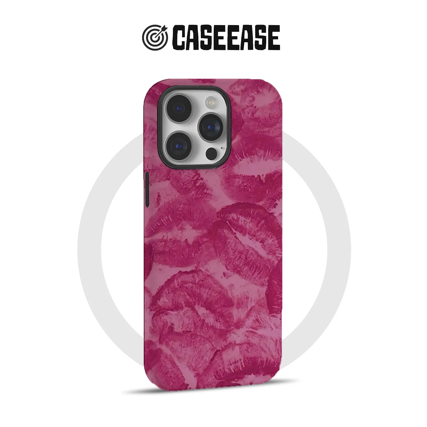Funda para teléfono Kiss Mark: protección elegante y divertida
