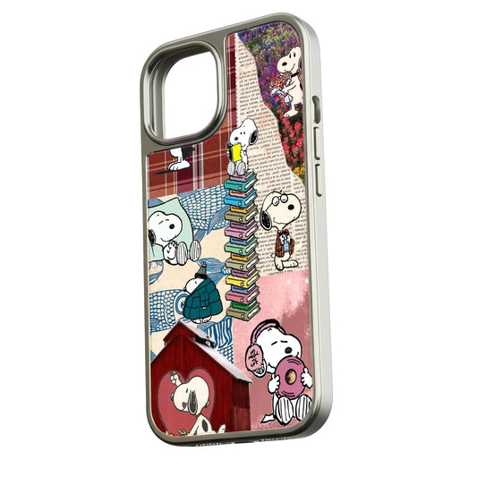 Snoopy Collage Phone Case - Vintage Cartoon Design
