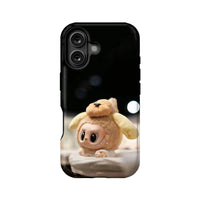 Adorable funda para teléfono con forma de muñeca Labubu