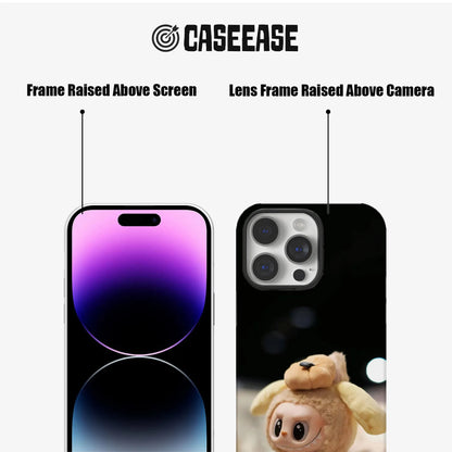 Adorable funda para teléfono con forma de muñeca Labubu