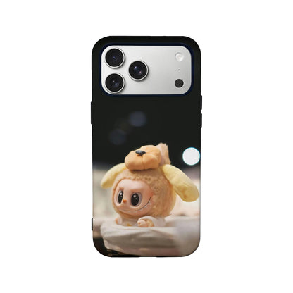 Adorable funda para teléfono con forma de muñeca Labubu