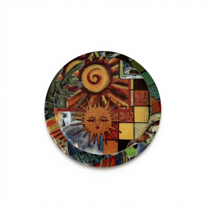 Artistic Sun Mosaic MagSafe Phone Stand