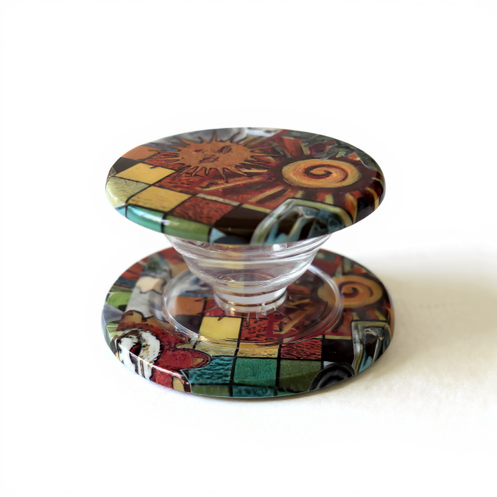 Artistic Sun Mosaic MagSafe Phone Stand