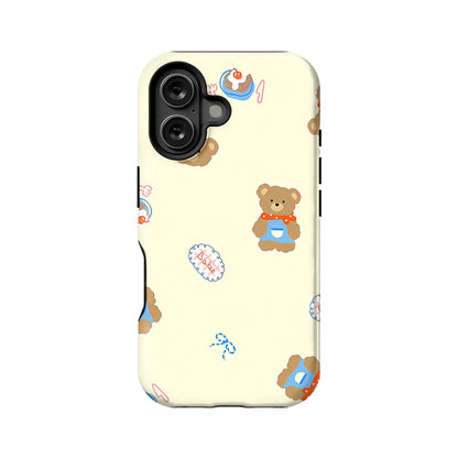 Adorable Teddy Bear Phone Case – Baby-Themed Cute Design