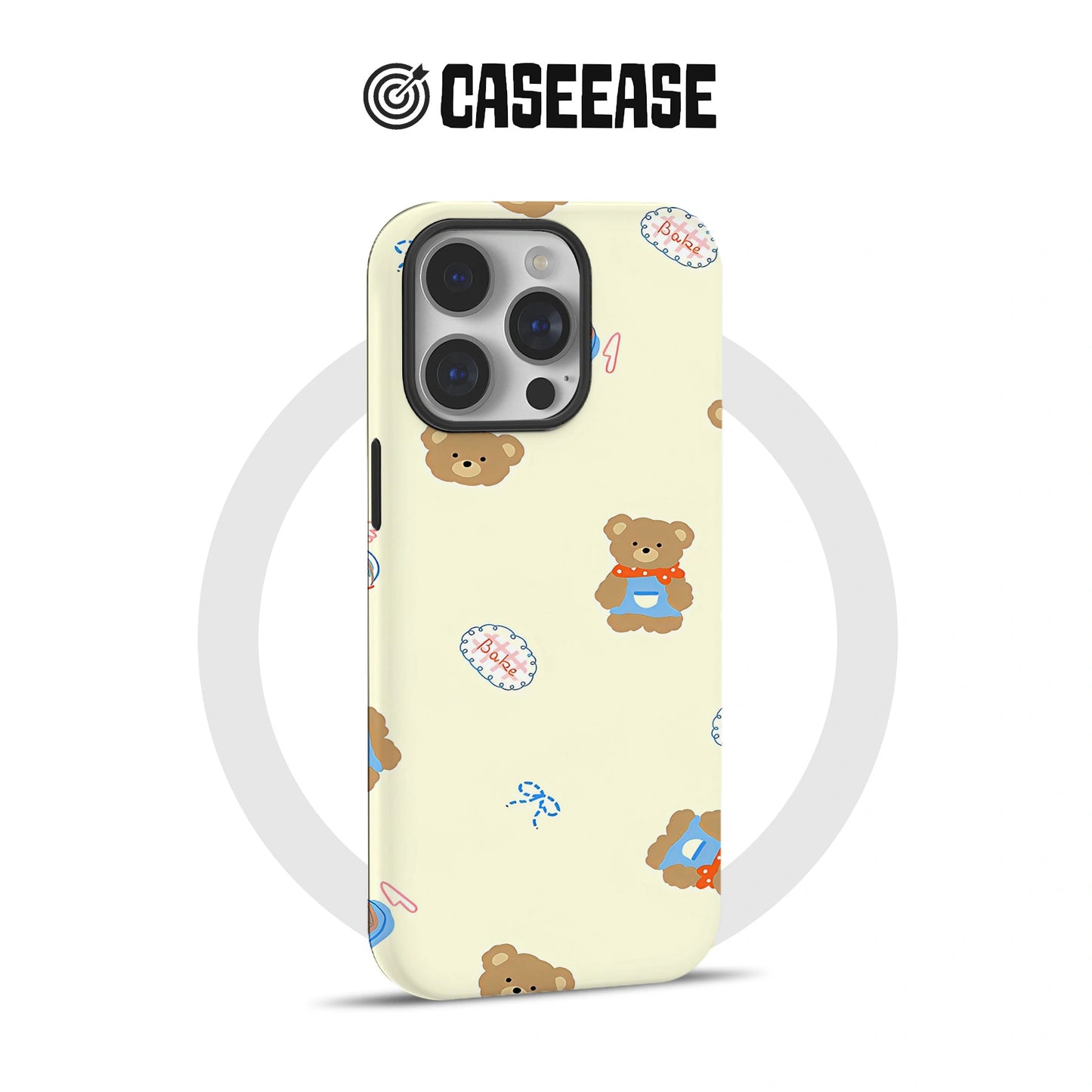 Adorable Teddy Bear Phone Case – Baby-Themed Cute Design