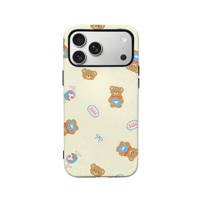 Adorable Teddy Bear Phone Case – Baby-Themed Cute Design