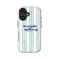 Artistic Blue Fish Phone Case