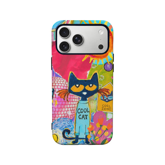 Pete Cat Vibrant Phone Case