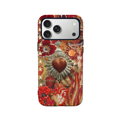 Bohemian Heart and Sun Collage Phone Case