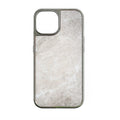 Holographic Chrome iPhone 15 Pro Case - Elegant Marble Design