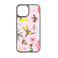 Holographic Chrome Curious Monkey Phone Case - Playful Beach Theme