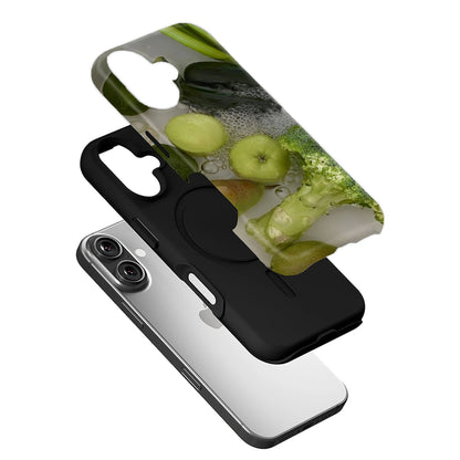 Funda para teléfono Fresh Greens: diseño saludable y natural