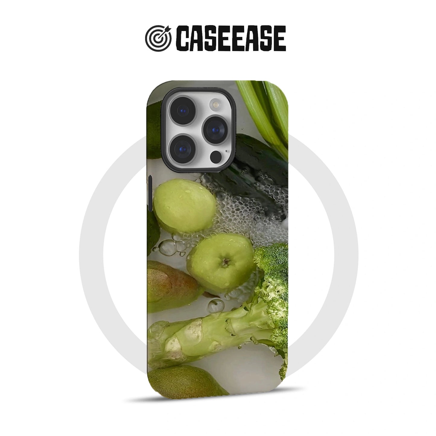 Funda para teléfono Fresh Greens: diseño saludable y natural