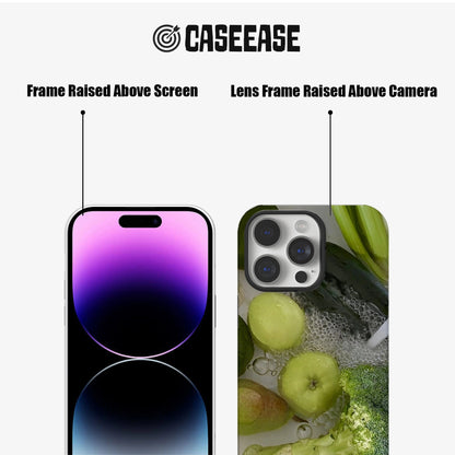 Funda para teléfono Fresh Greens: diseño saludable y natural