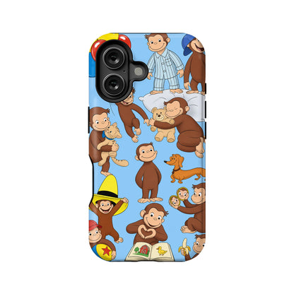 Funda para teléfono divertida de Curious George