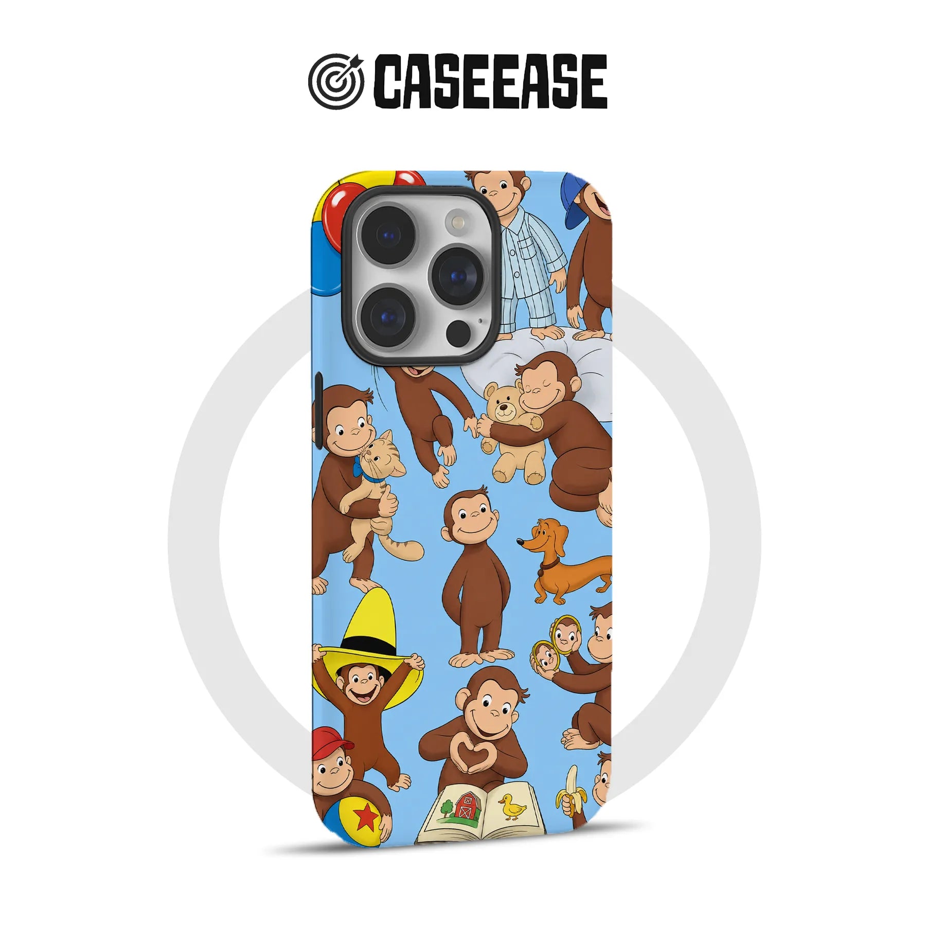 Curious George Blue Playtime Phone Case