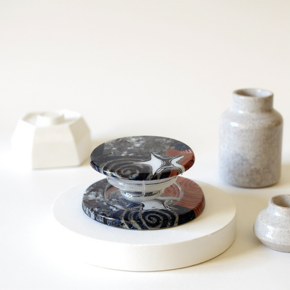 Colorful Spirals and Stars MagSafe Phone Stand