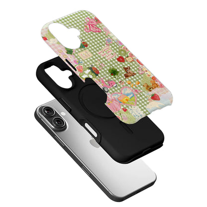 Cute Patchwork Phone Case for Stylish Protection