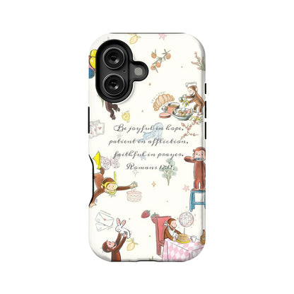 Funda para teléfono de George el curioso con Joyful Hope