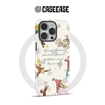 Funda para teléfono de George el curioso con Joyful Hope