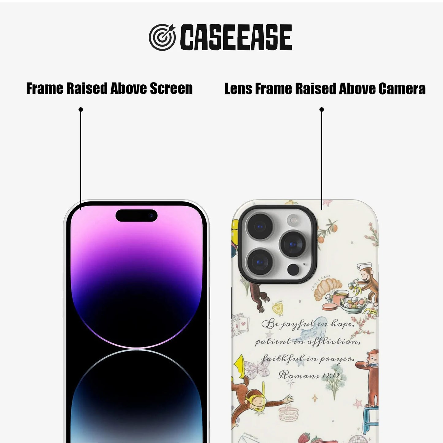 Funda para teléfono de George el curioso con Joyful Hope