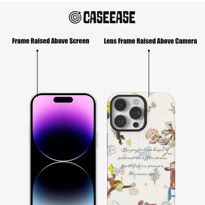 Funda para teléfono de George el curioso con Joyful Hope