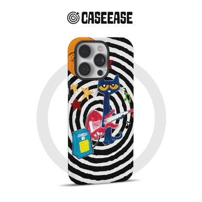 Funda para teléfono Rockstar Cat: colorida y divertida