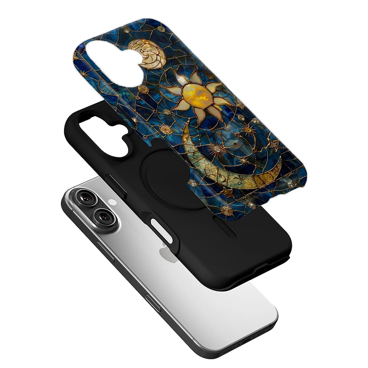 Celestial Sun and Moon Phone Case