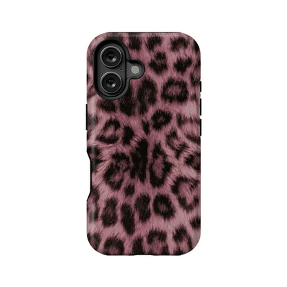 Stylish Pink Leopard Print Phone Case