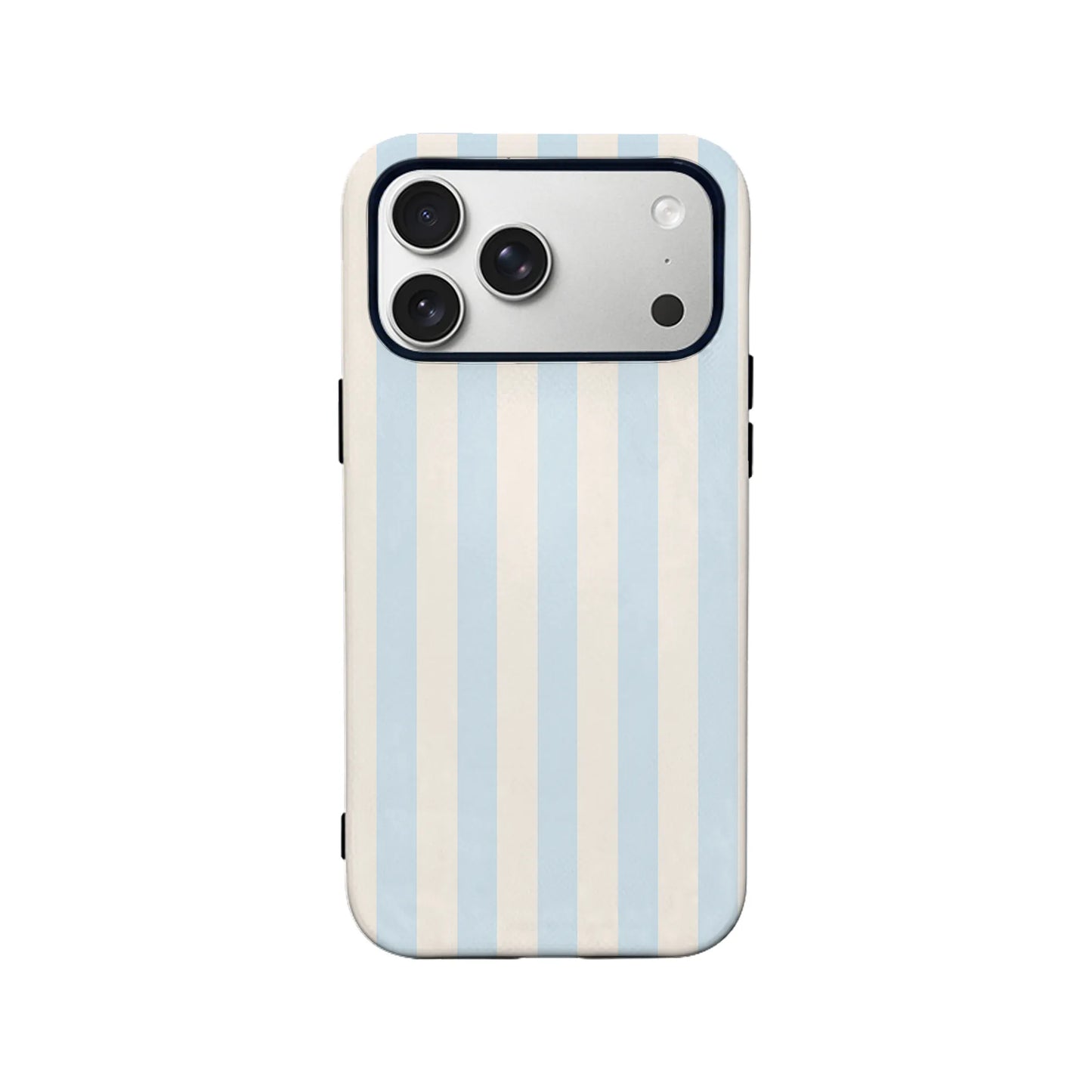 Elegante funda para teléfono con rayas azules