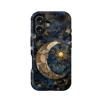 Starlit Moon and Sun Phone Case