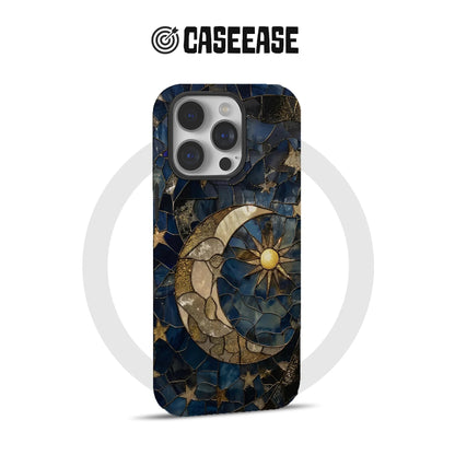 Starlit Moon and Sun Phone Case
