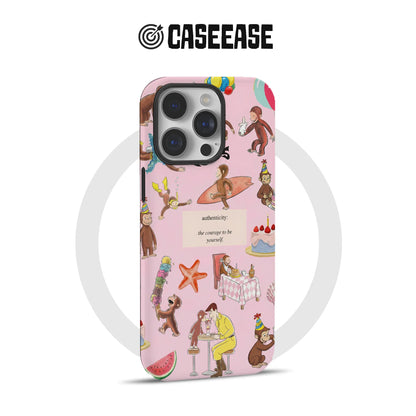 Curious Monkey Themed Phone Case