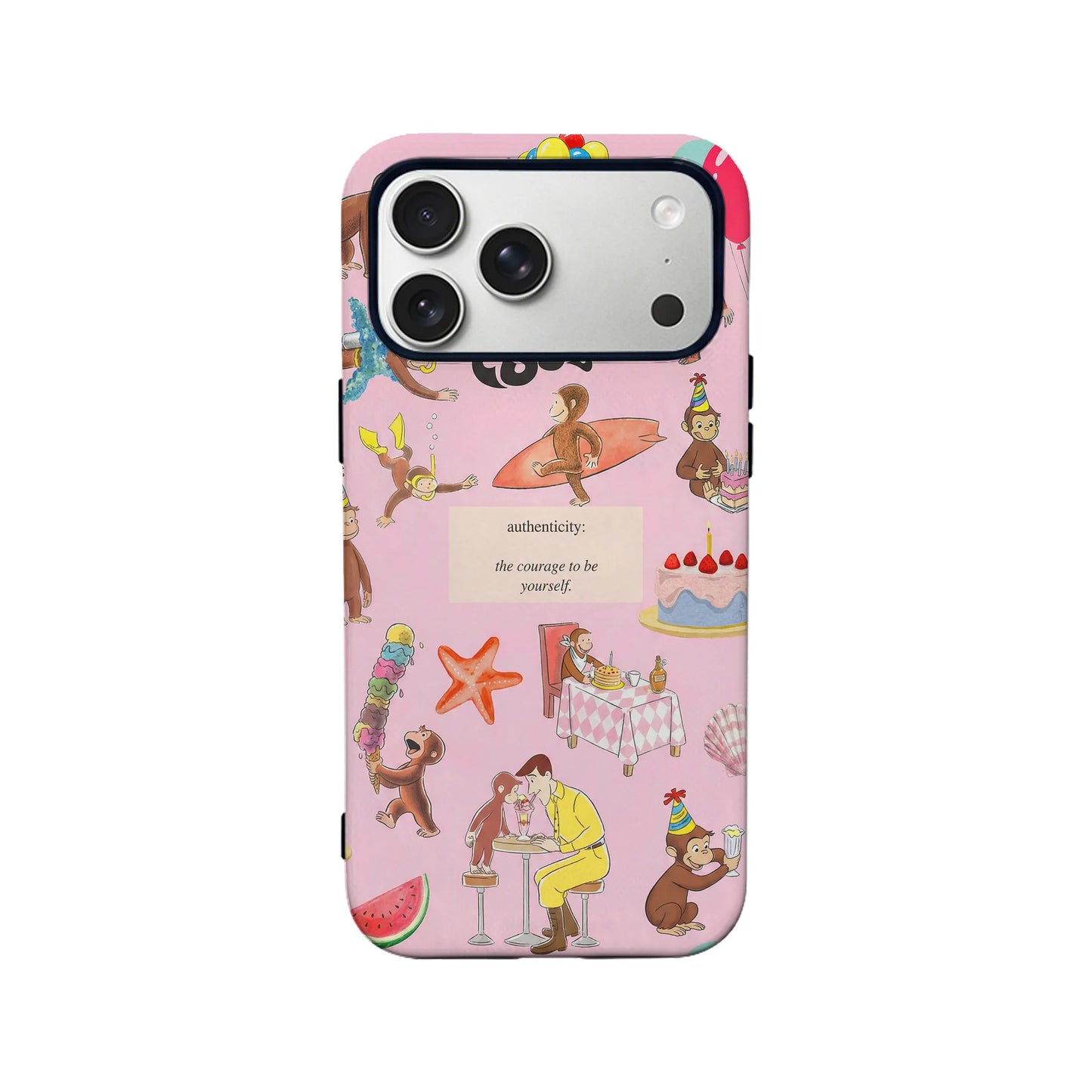 Curious Monkey Themed Phone Case