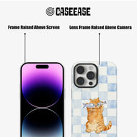 Cute Cat with Fish Phone Case
