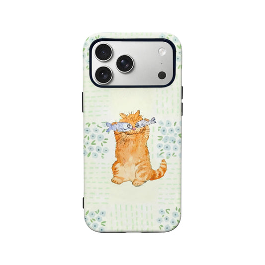 Cute Cartoon Cat iphone 17 pro phone case