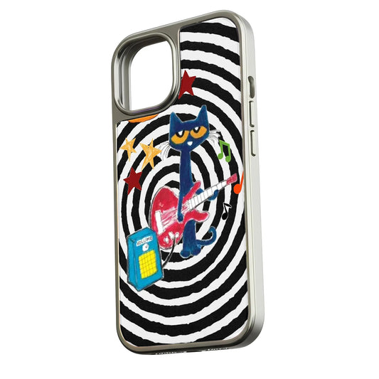 Holographic Chrome Rock Star Phone Case - Music Vibes & Colorful Design