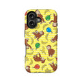 Funda para teléfono con diseño de plátano de Curious George
