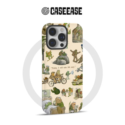 Funda para teléfono con ilustración de rana caprichosa