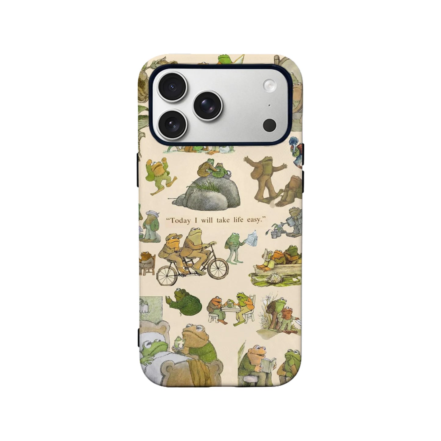 Funda para teléfono con ilustración de rana caprichosa
