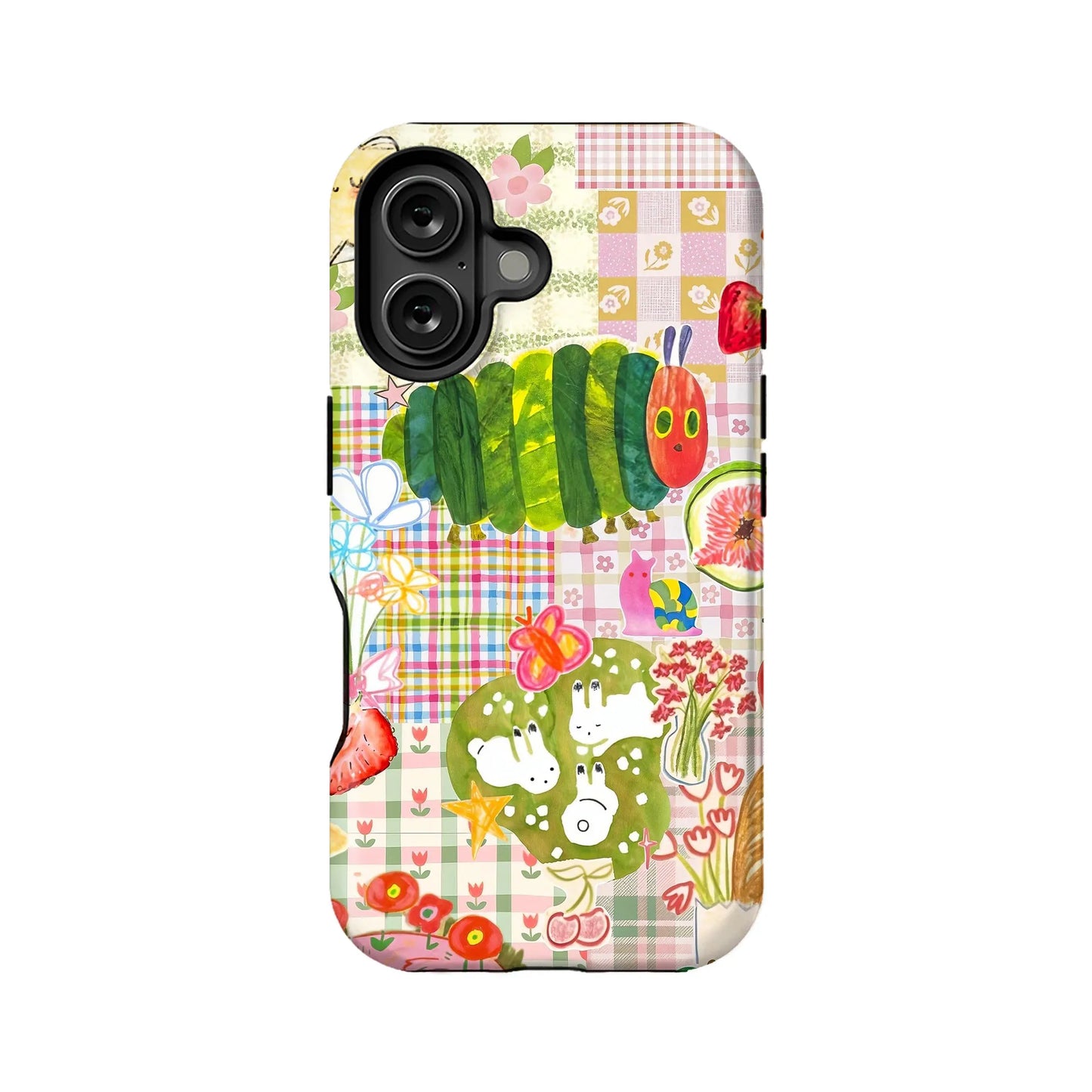 Colorful Hungry Caterpillar Print Phone Case