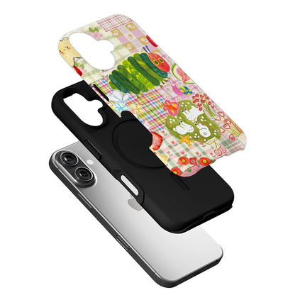 Colorful Hungry Caterpillar Print Phone Case
