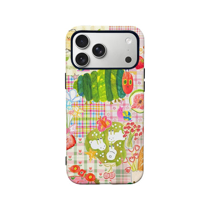 Colorful Hungry Caterpillar Print Phone Case