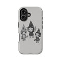 Whimsical Cartoon Girl Phone Case