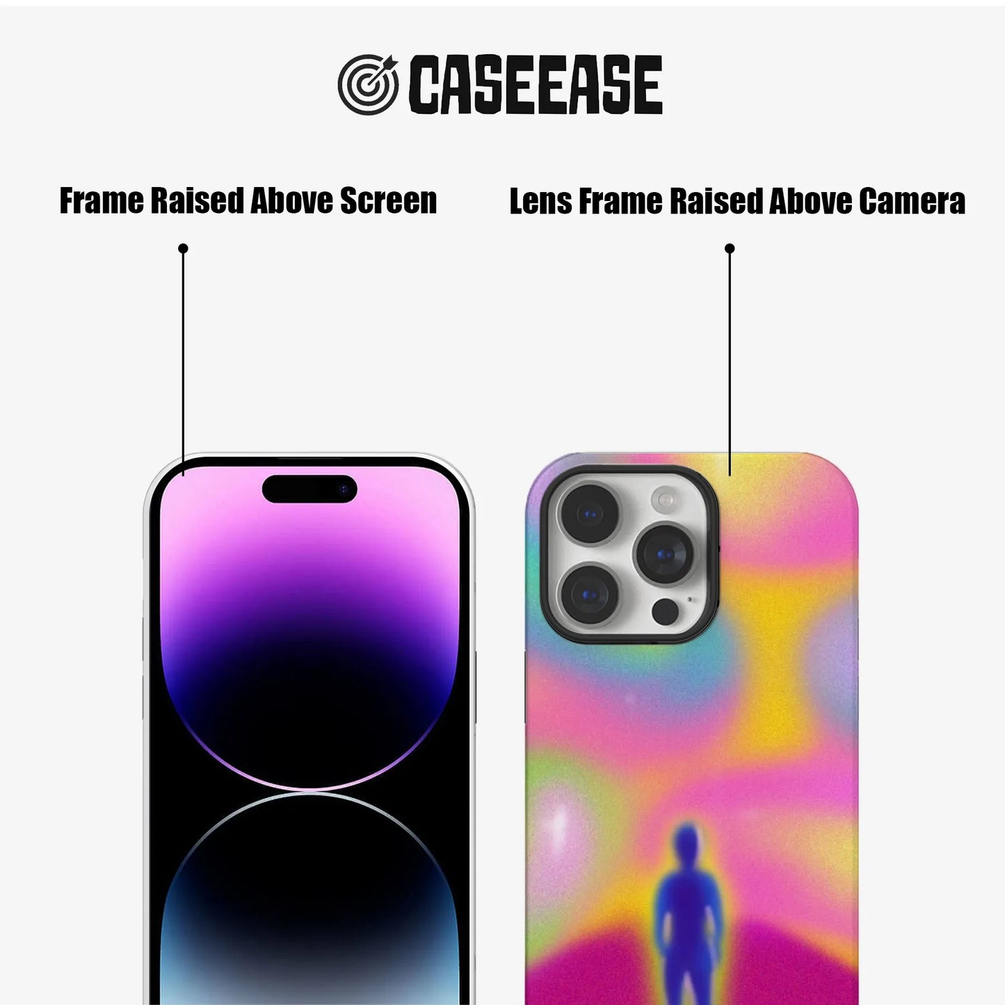 Psychedelic Silhouette Phone Case