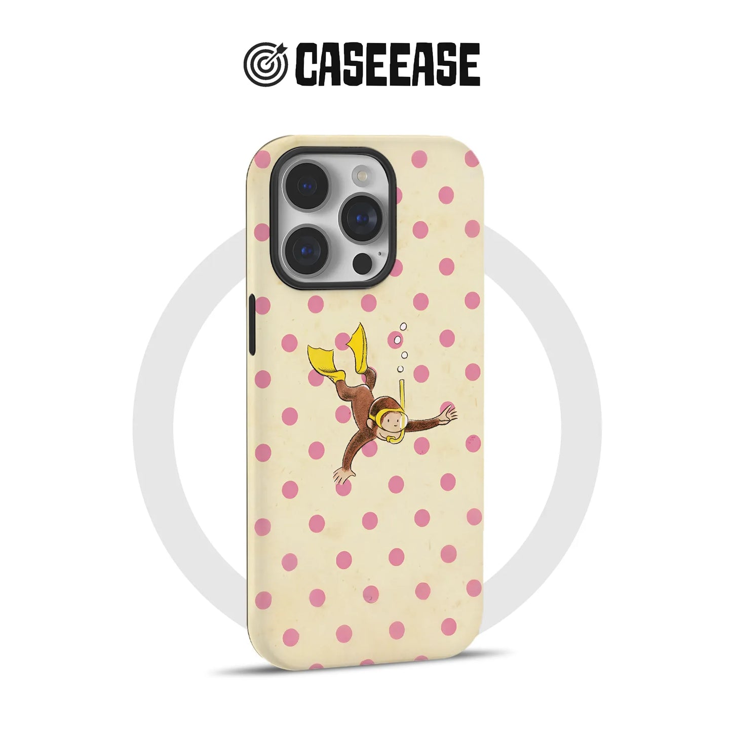 Cute Diving Monkey Phone Case