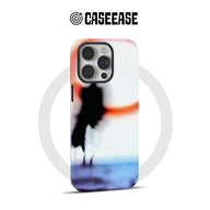 Funda de teléfono con figuras abstractas para una estética moderna